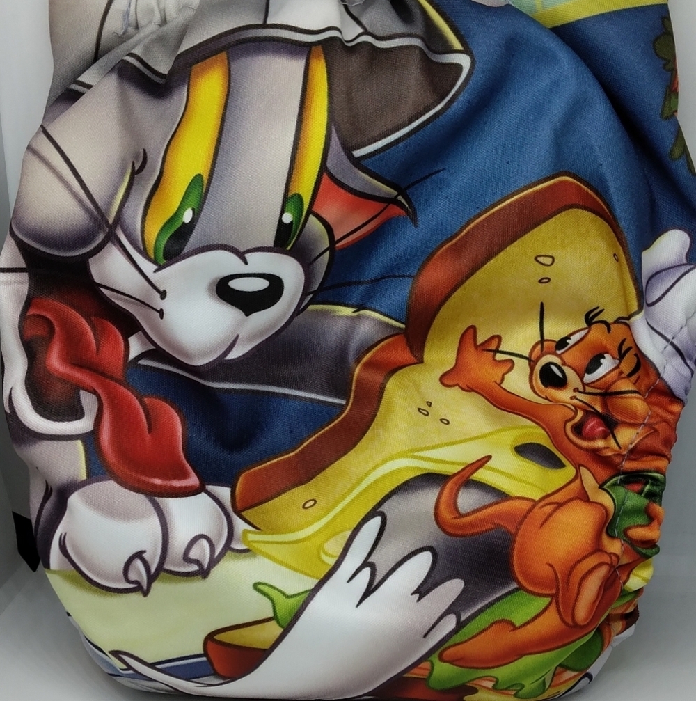 Tom an Jerry cloth diaper